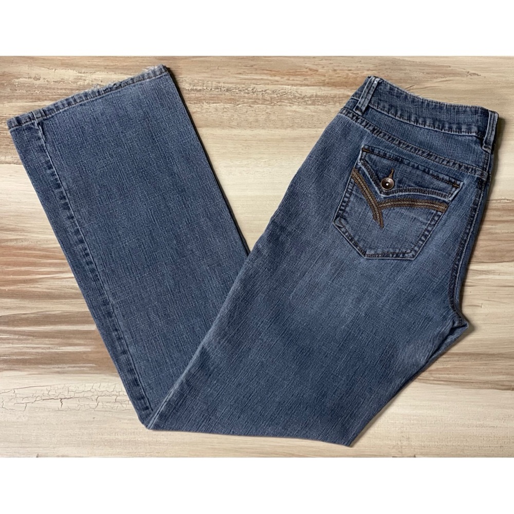 Apt. 9 Maxwell Fit Bootcut Jeans Low Rise Blue Size 4